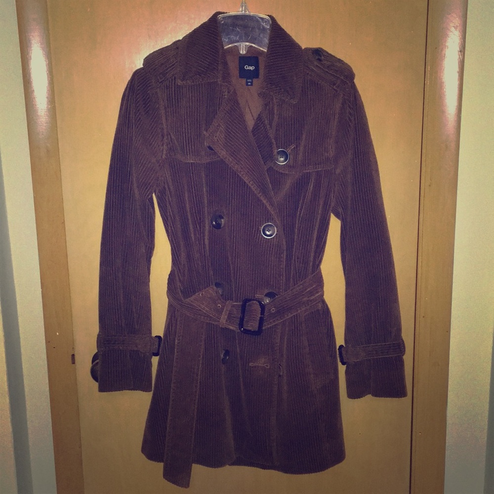 Gap Corduroy Trench Coat